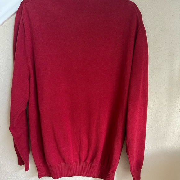 NWT.Jos. A. Bank Signature Red V-Neck Sweater XXL - Picture 4 of 11